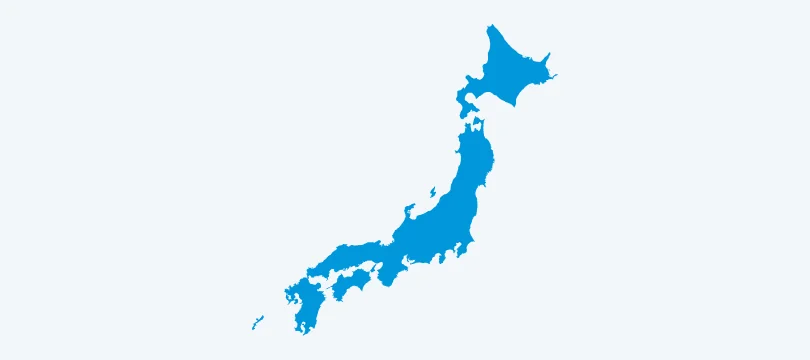 日本地図(全国対応エリア)