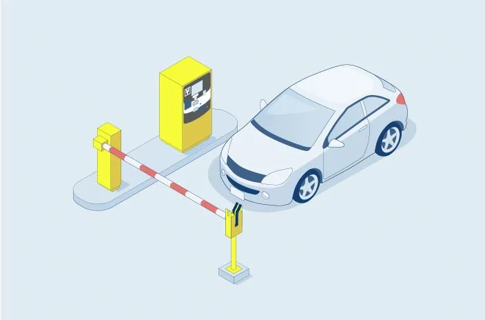 ゲート式駐車システムのイメージ