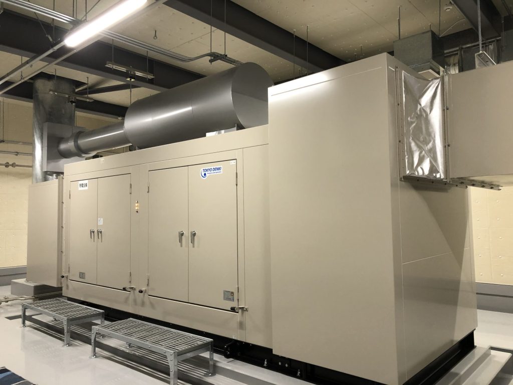 非常用発電機のガスタービンタイプ